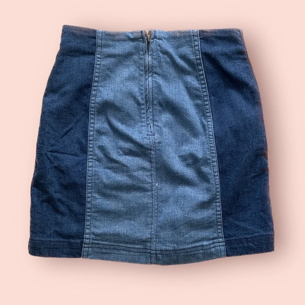 Denim Free People Skirt